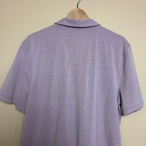 Lululemon Mens Evolution Lavender Polo Short Sleeve - Picture 6 of 8